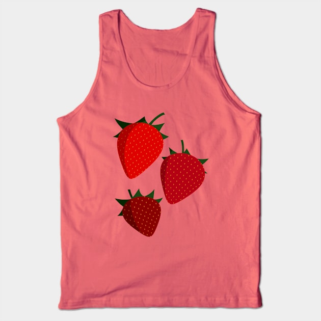 Strawberries Tank Top by Obstinate and Literate